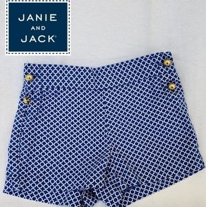 Janie and Jack Gir's Royal Blue Shorts 18-24 Month
